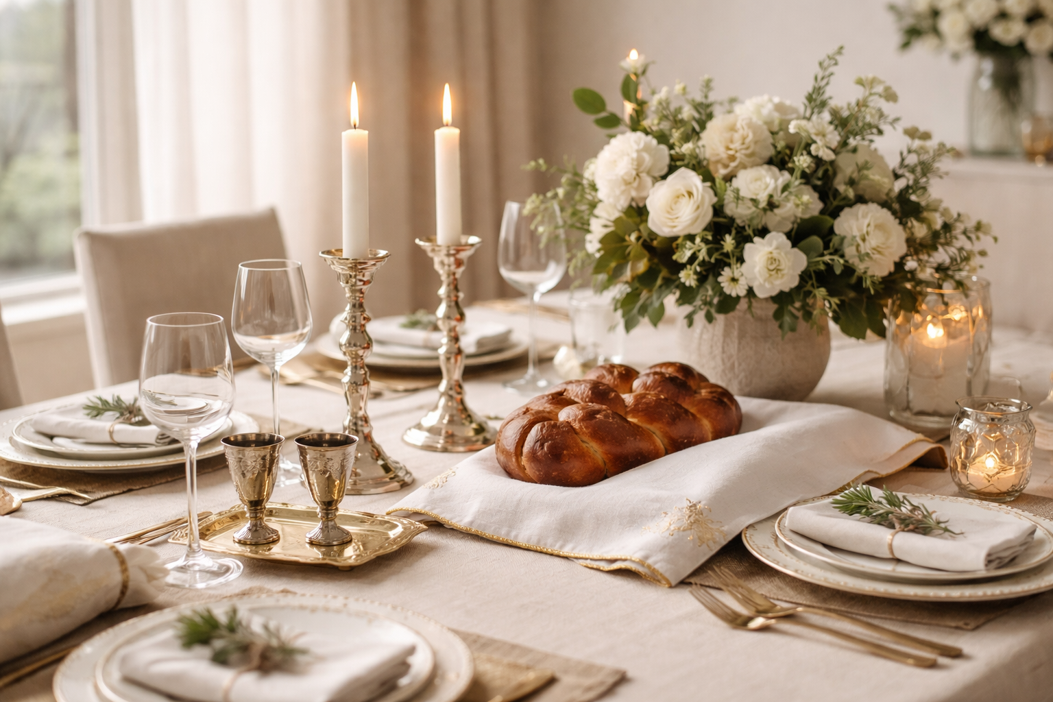 Create the atmosphere of the evening.